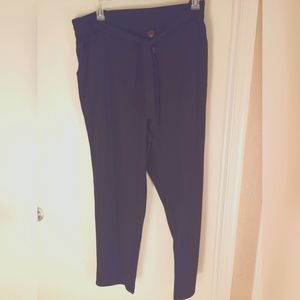 Black front tie slacks size 3XL brand: Fashion Nova